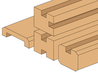 ウレスタンレッドシダ加工図